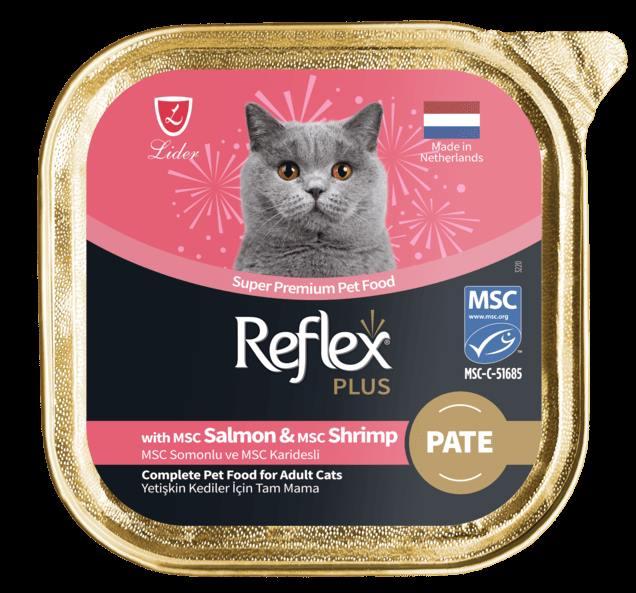 Reflex Plus pate with salmon and shrimp